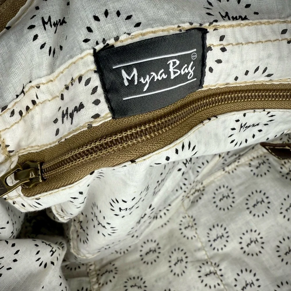 SOLDMyra Bag Artemis Canvas & Hairon Bag S-5204 - Picture 11 of 14